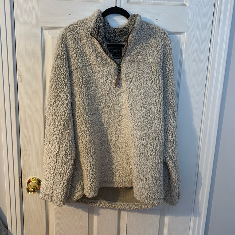True grit Sherpa 1/4 zip